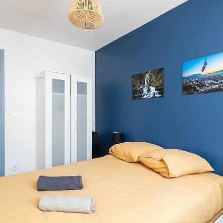 Appartement Le Bleuet Train Station Tram Parking Air Conditioning Grenoble