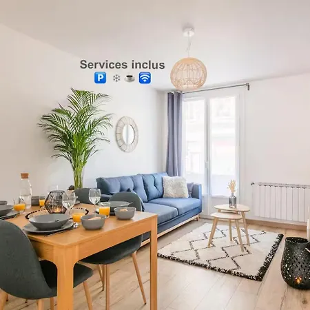 דירה Bleuet - 2 Bedrooms - Air Conditioning, Free Parking & Tram
