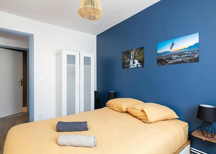 Appartement Le Bleuet Train Station Tram Parking Air Conditioning Grenoble