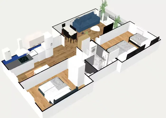 Le Bleuet Train Station Tram Parking Air Conditioning غرونوبل