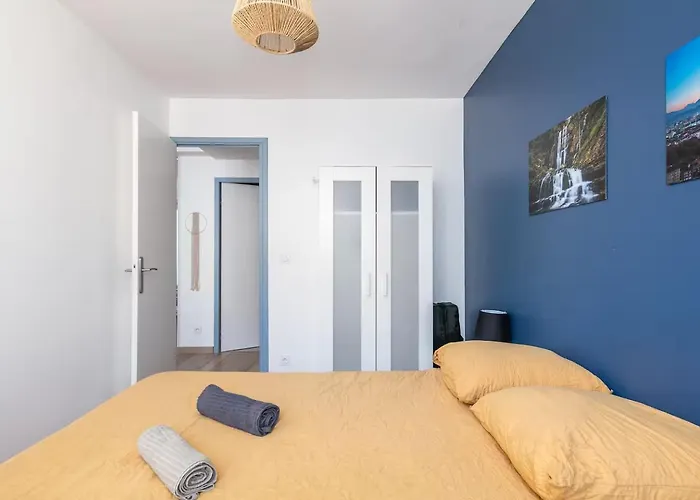 Appartement Le Bleuet Train Station Tram Parking Air Conditioning Grenoble