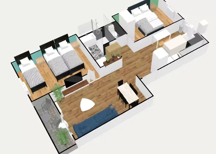 Appartement Le Bleuet Train Station Tram Parking Air Conditioning