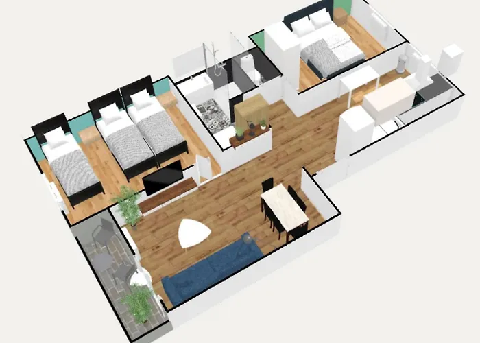 Le Bleuet Train Station Tram Parking Air Conditioning *