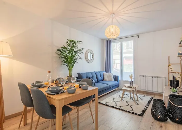 Апартаменти Le Bleuet Train Station Tram Parking Air Conditioning *